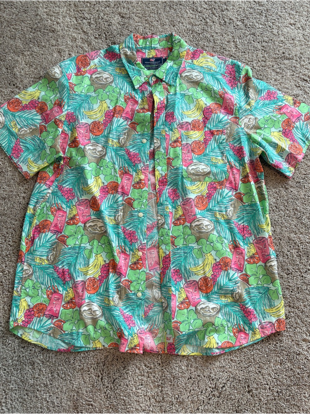 Vineyard Vines Murray Tropical Button Down